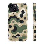 Green Camouflage Tough iPhone Case - MVB STUDIO STORE