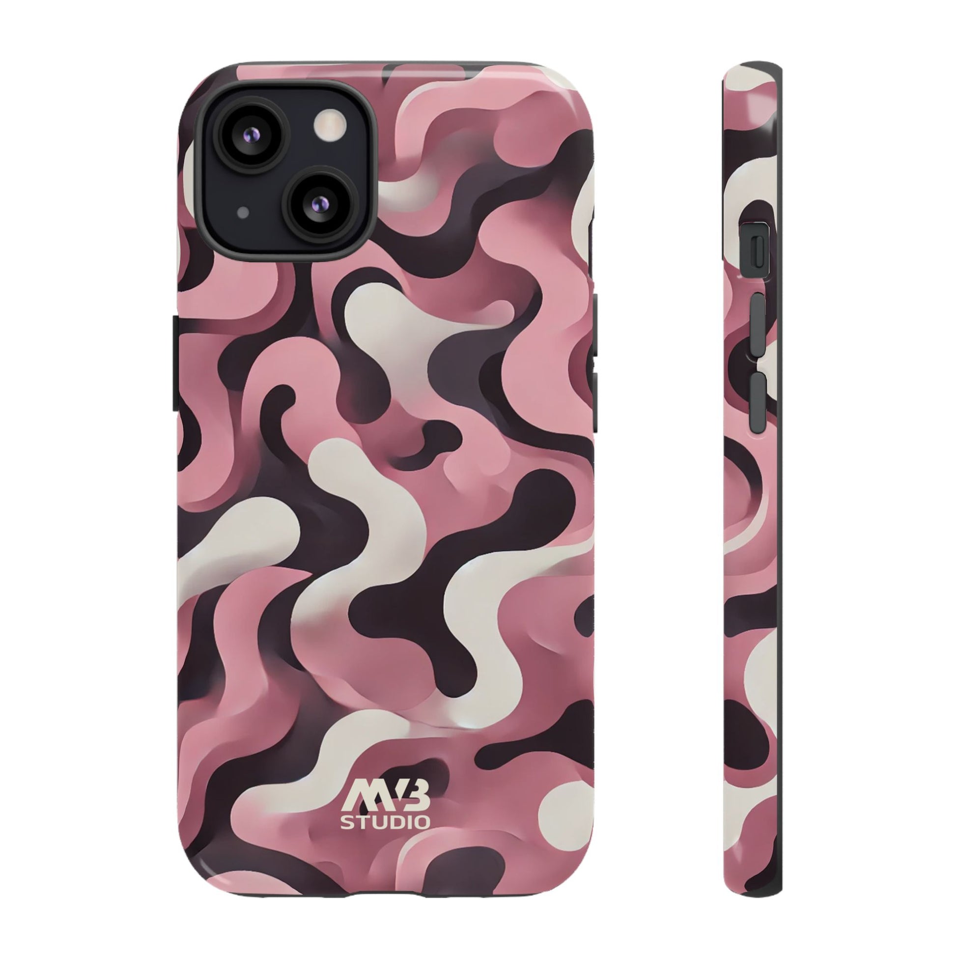Pink Camouflage Tough iPhone Case