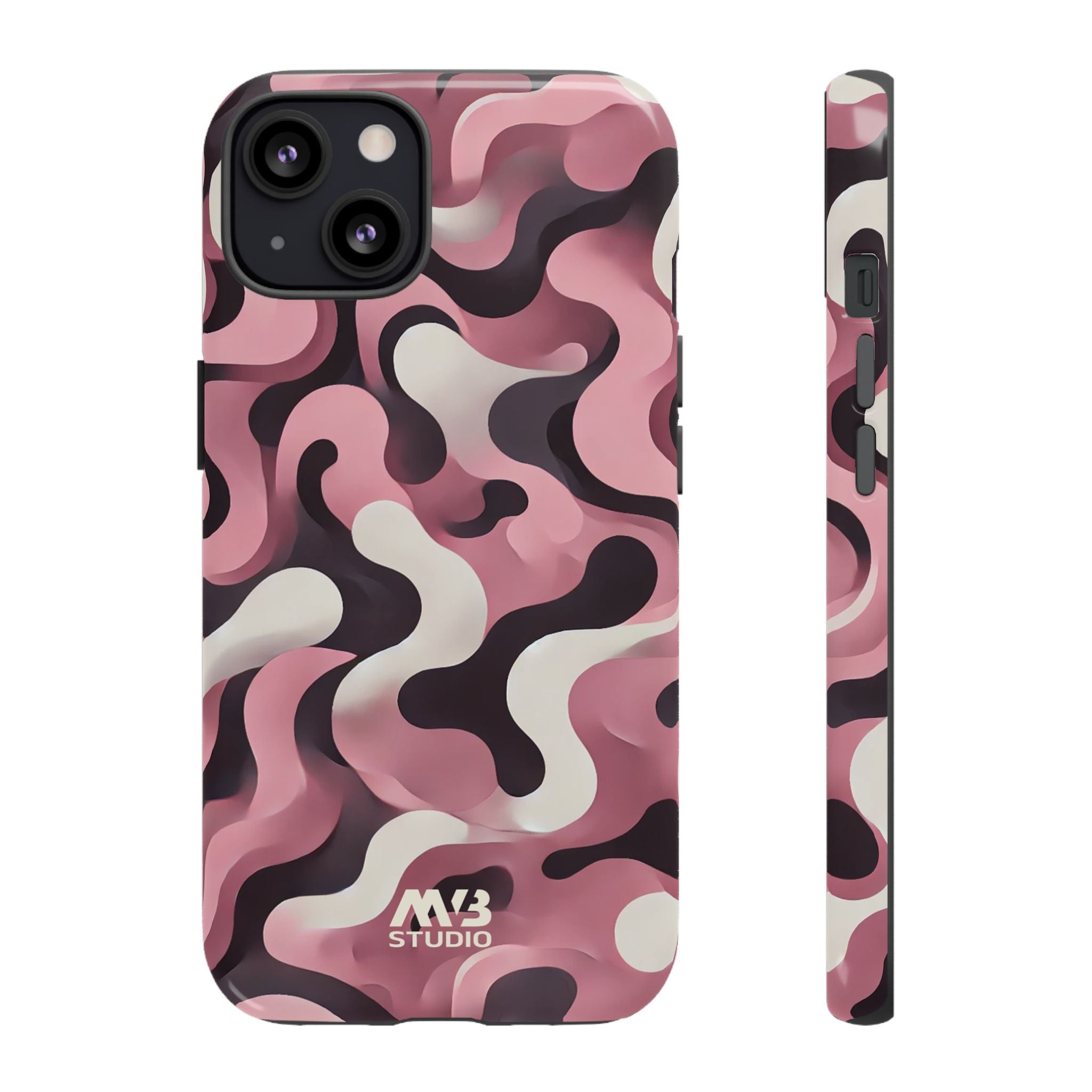Pink Camouflage Tough iPhone Case - MVB STUDIO STORE