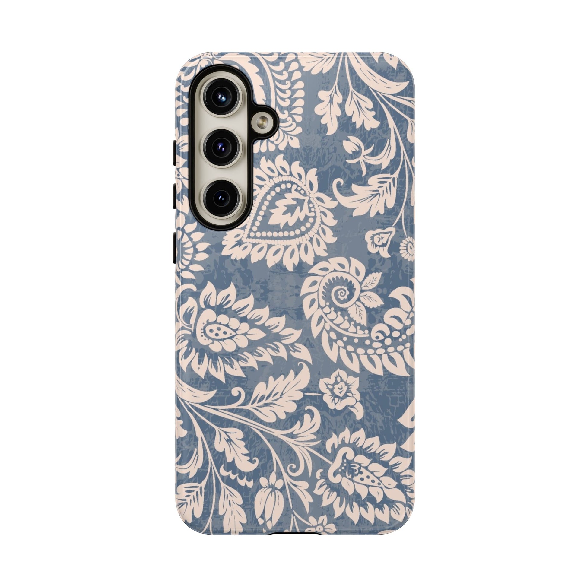 Blue Boho Pattern Tough Samsung Phone Case
