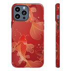 Red Koi Tough iPhone Case - MVB STUDIO STORE