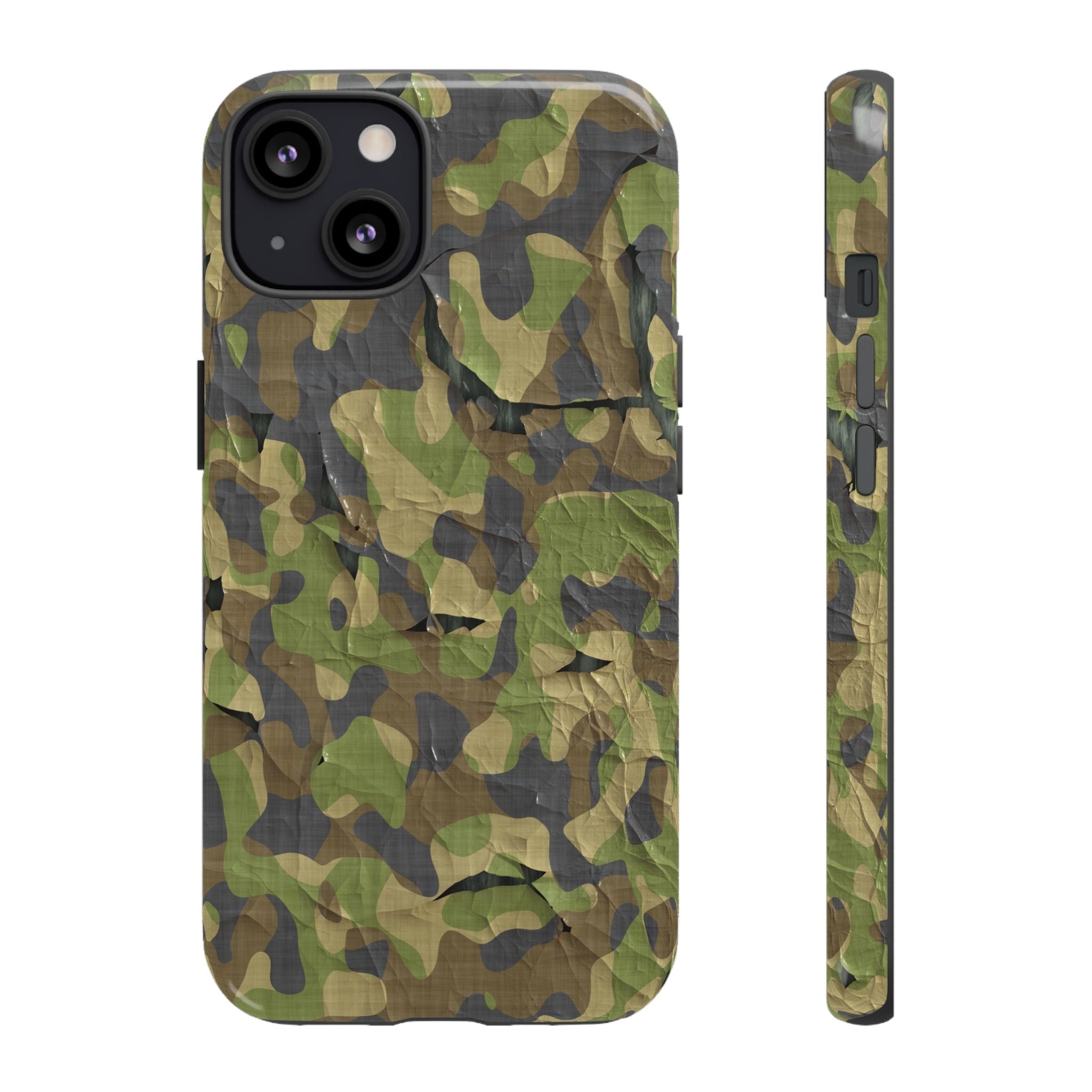 Ripped Camouflage Tough iPhone Case - MVB STUDIO STORE