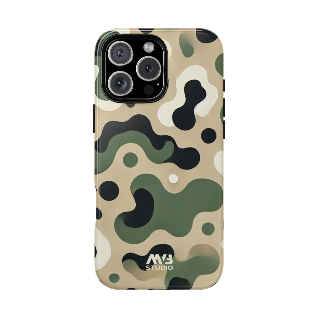Green Camouflage Tough iPhone Case - MVB STUDIO STORE