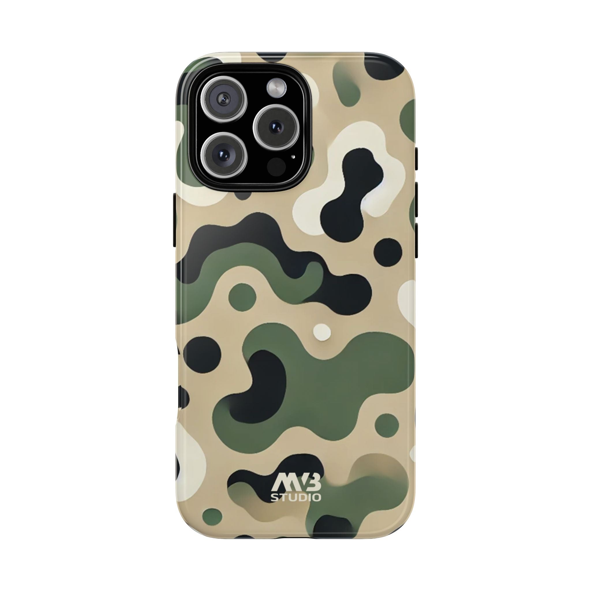 Green Camouflage Tough iPhone Case - MVB STUDIO STORE