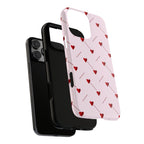 Pink Hearts Tough iPhone Case - MVB STUDIO STORE