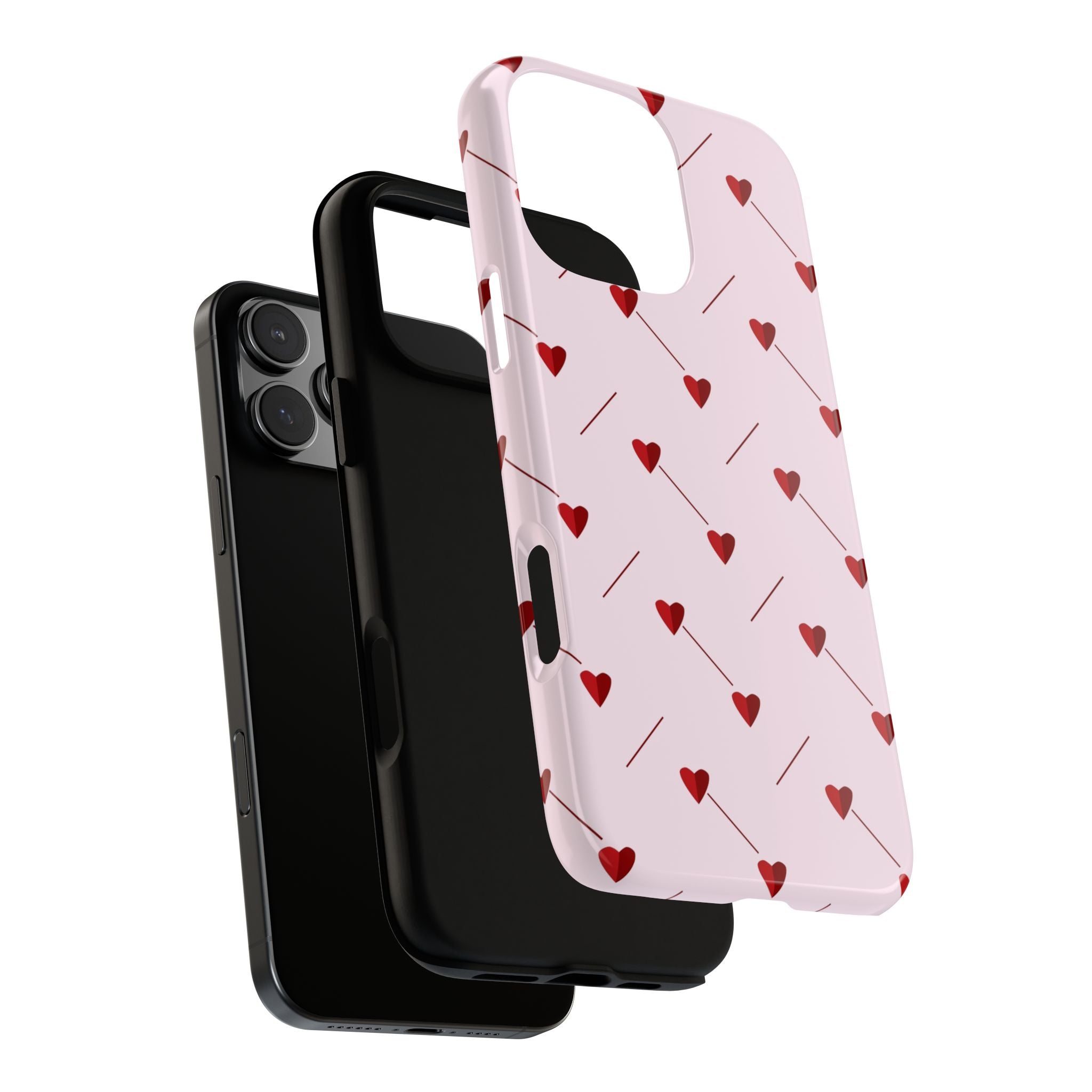 Pink Hearts Tough iPhone Case - MVB STUDIO STORE