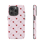 Pink Hearts Tough iPhone Case - MVB STUDIO STORE