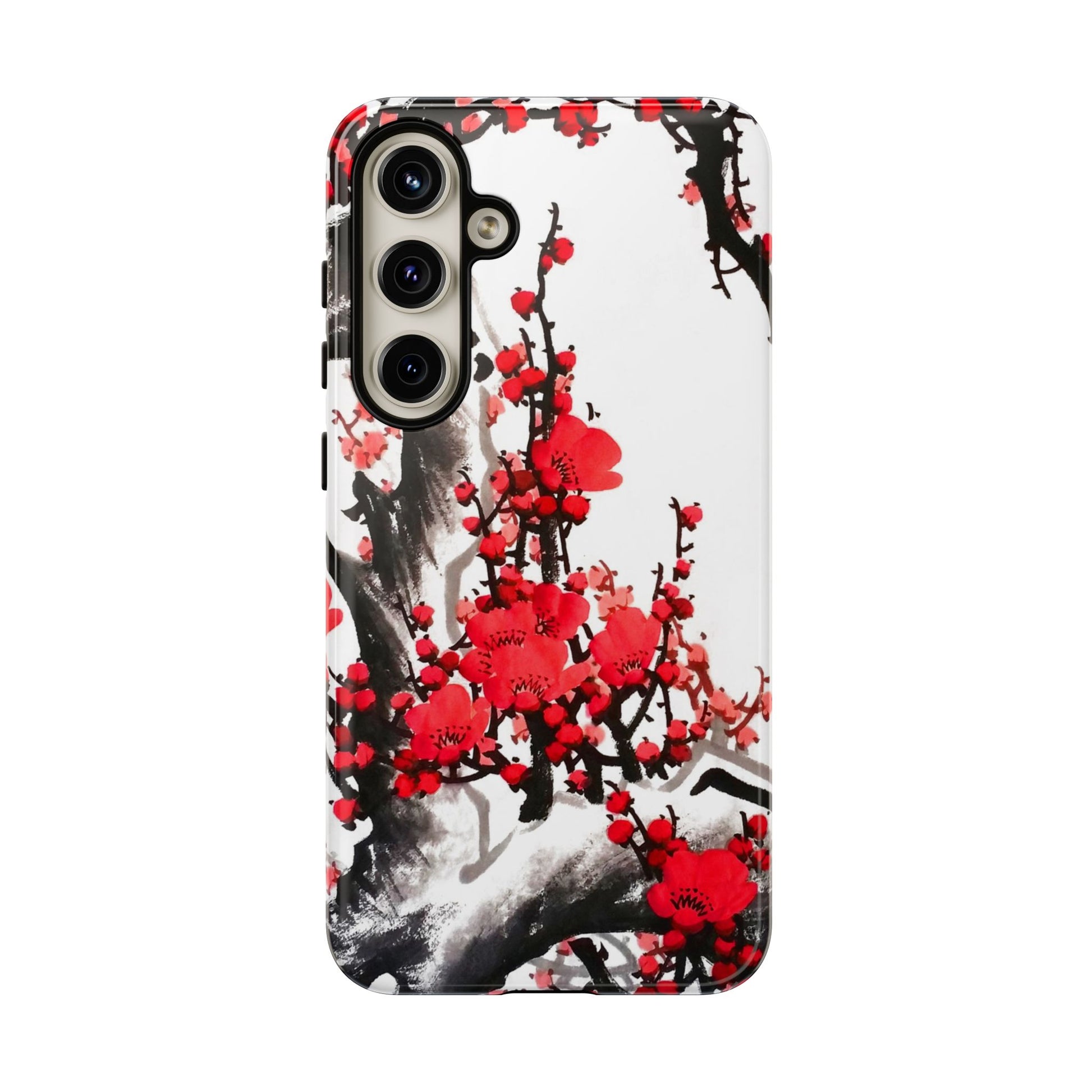 Plum Blossom Ink Tough Samsung Phone Case