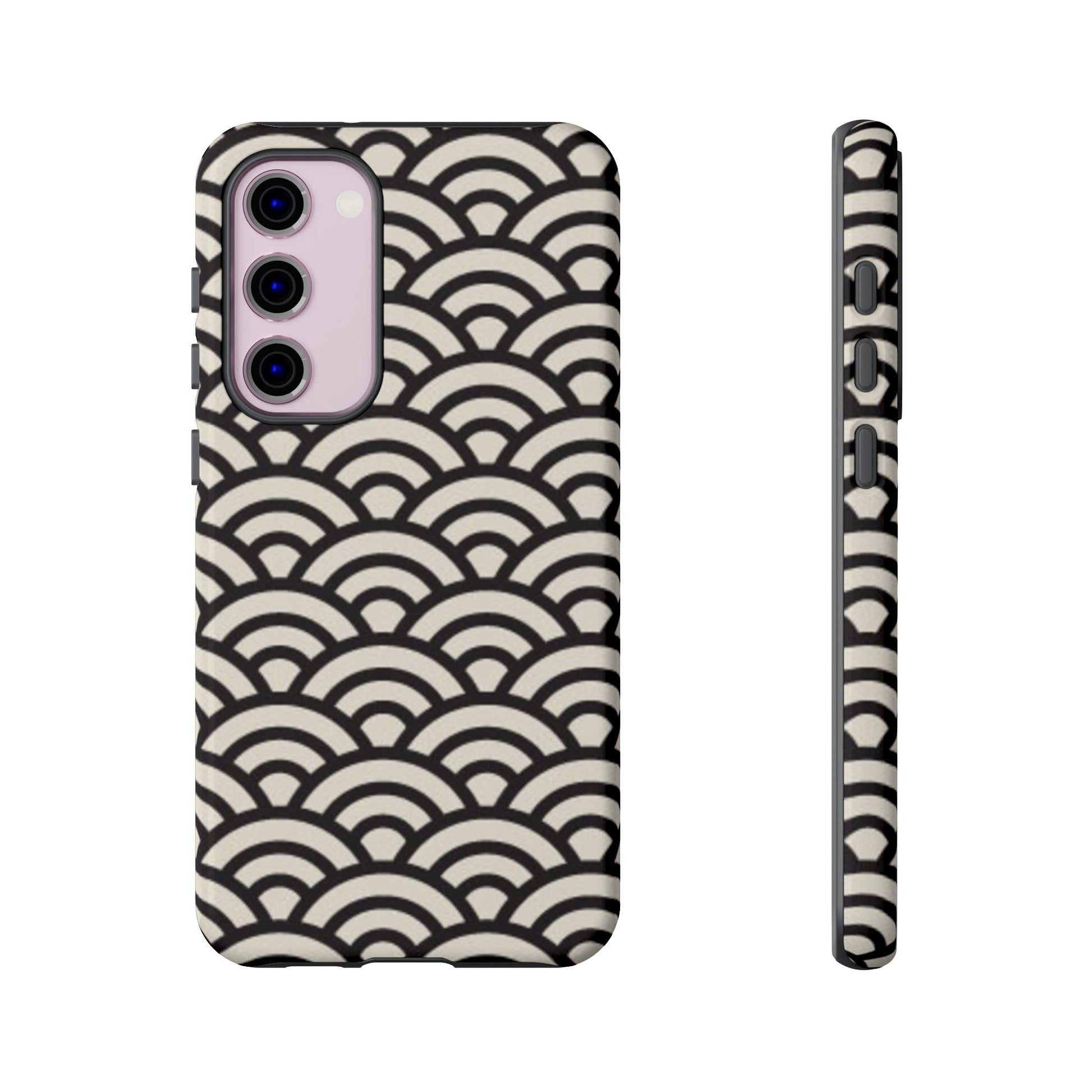 Japanese Wave Pattern Tough Samsung Phone Case