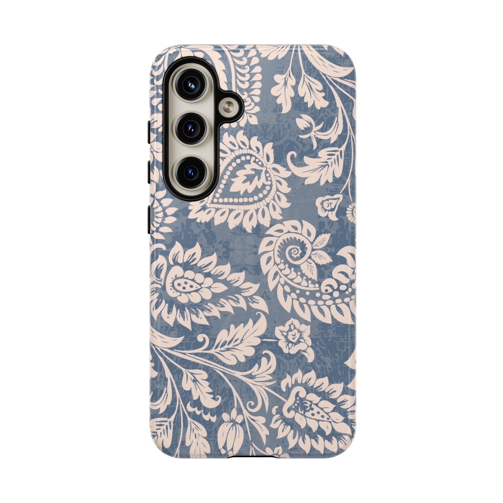 Blue Boho Pattern Tough Samsung Phone Case