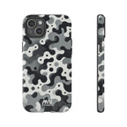 Black & White Camouflage Tough iPhone Case - MVB STUDIO STORE