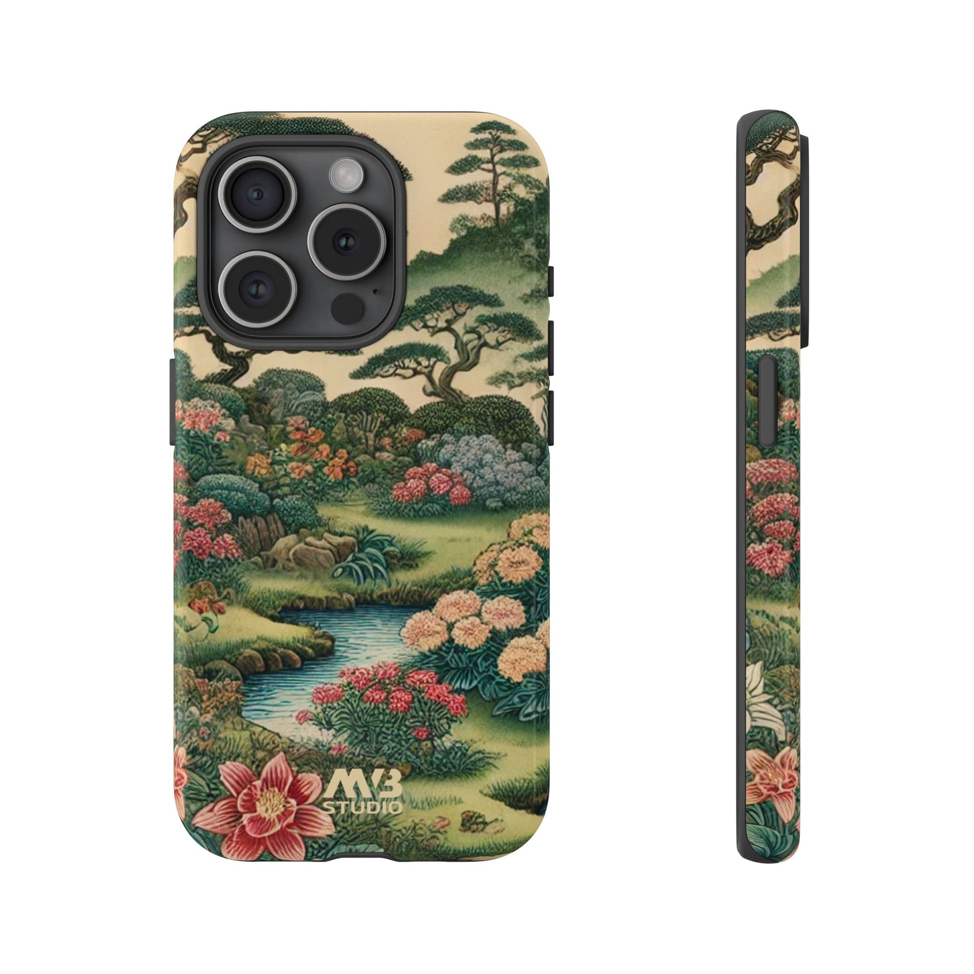 Japanese Botanical Garden Tough iPhone Case