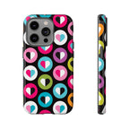 Colourful Hearts Tough iPhone Case - MVB STUDIO STORE
