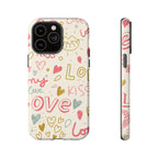Kiss. Love. Tough iPhone Case - MVB STUDIO STORE