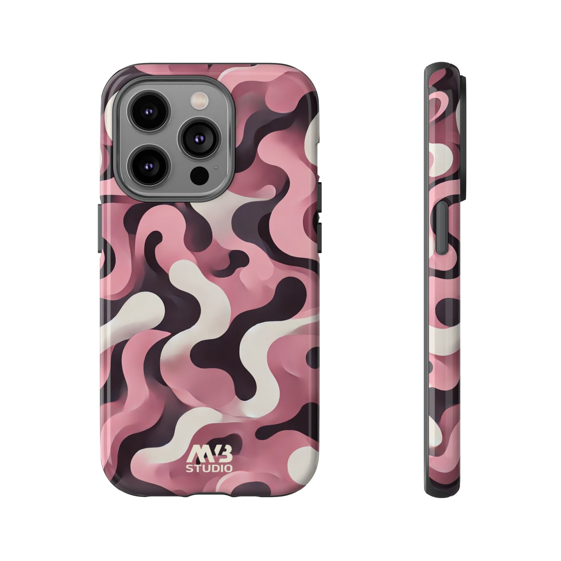 Pink Camouflage Tough iPhone Case