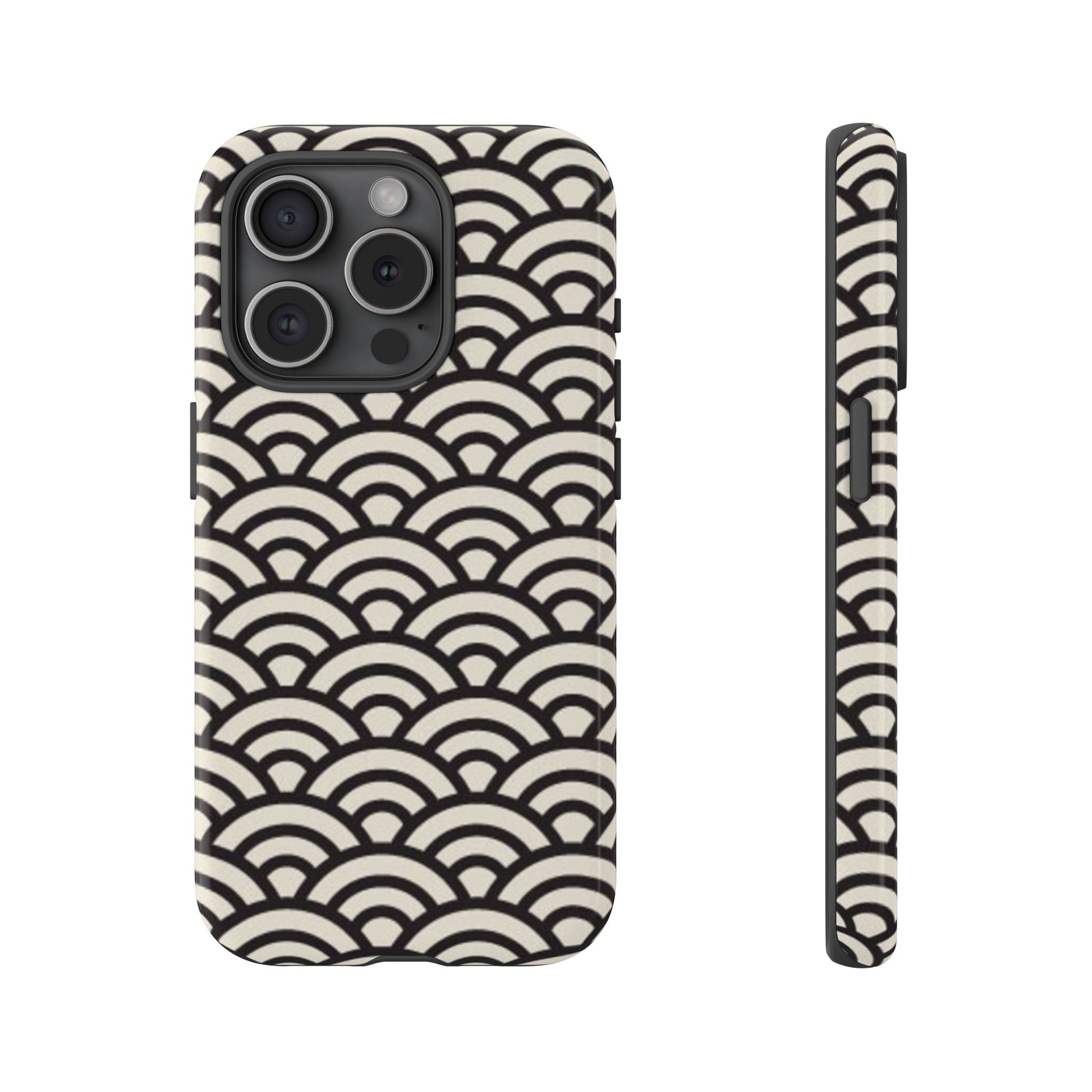 Japanese Wave Pattern Tough iPhone Case - MVB STUDIO STORE