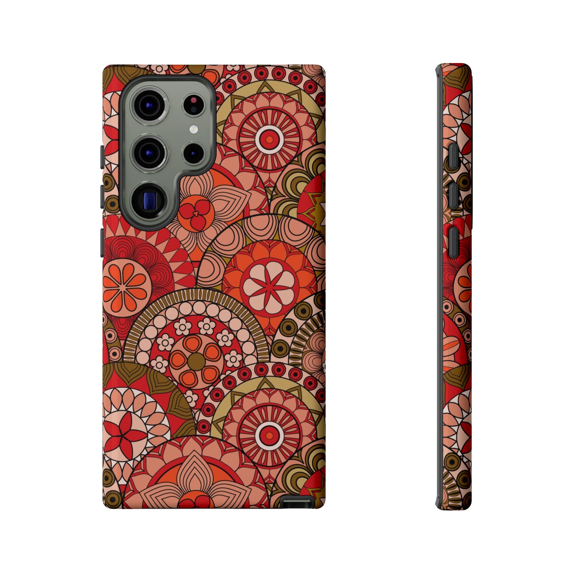 Boho Mandala Flower Tough Samsung Phone Case