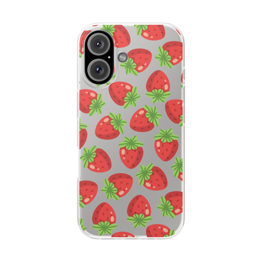 Strawberry Soft Flexi Case - iPhone - MVB STUDIO STORE