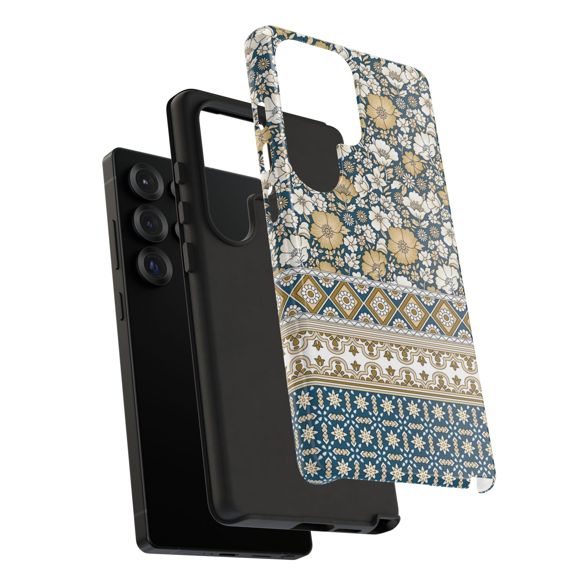 Vintage Floral Tough Samsung Phone Case