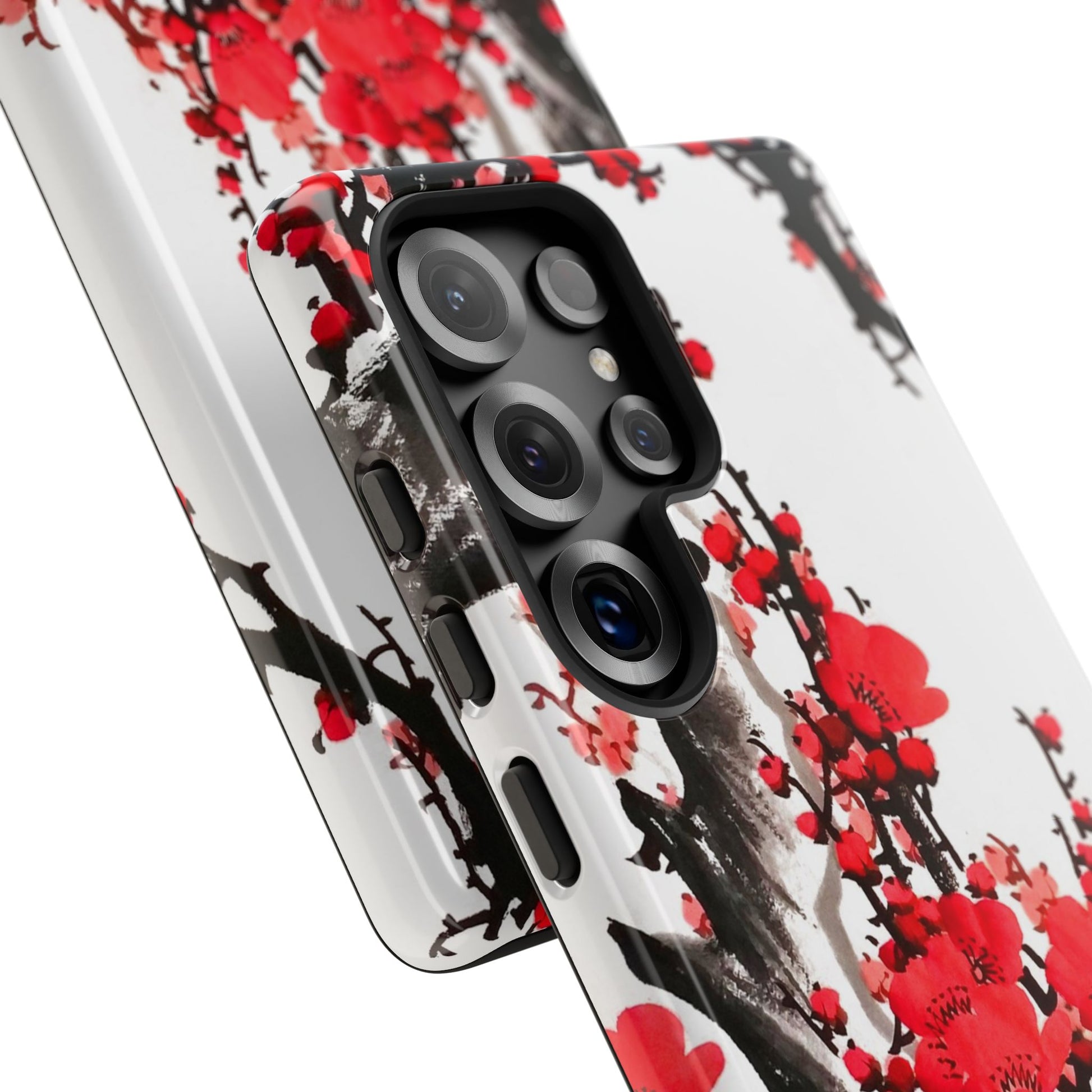 Plum Blossom Ink Tough Samsung Phone Case