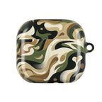 Camouflage-patterned case on a white background