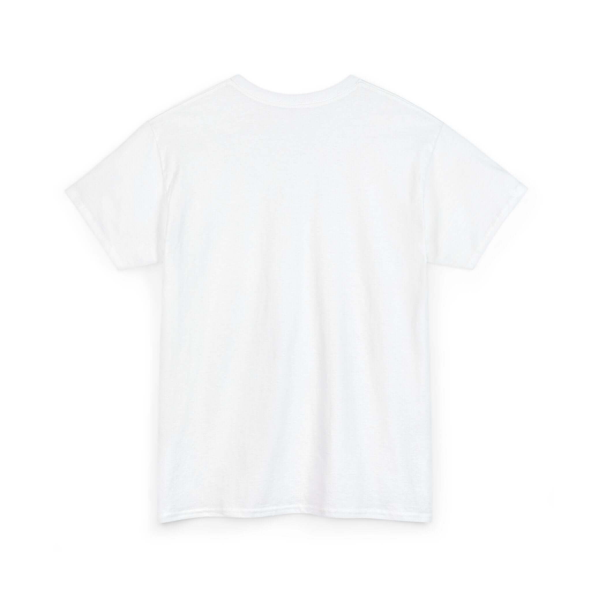 White t-shirt on a white background