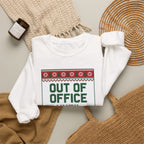Out of Office Until January Sweatshirt | Ugly Christmas Sweater