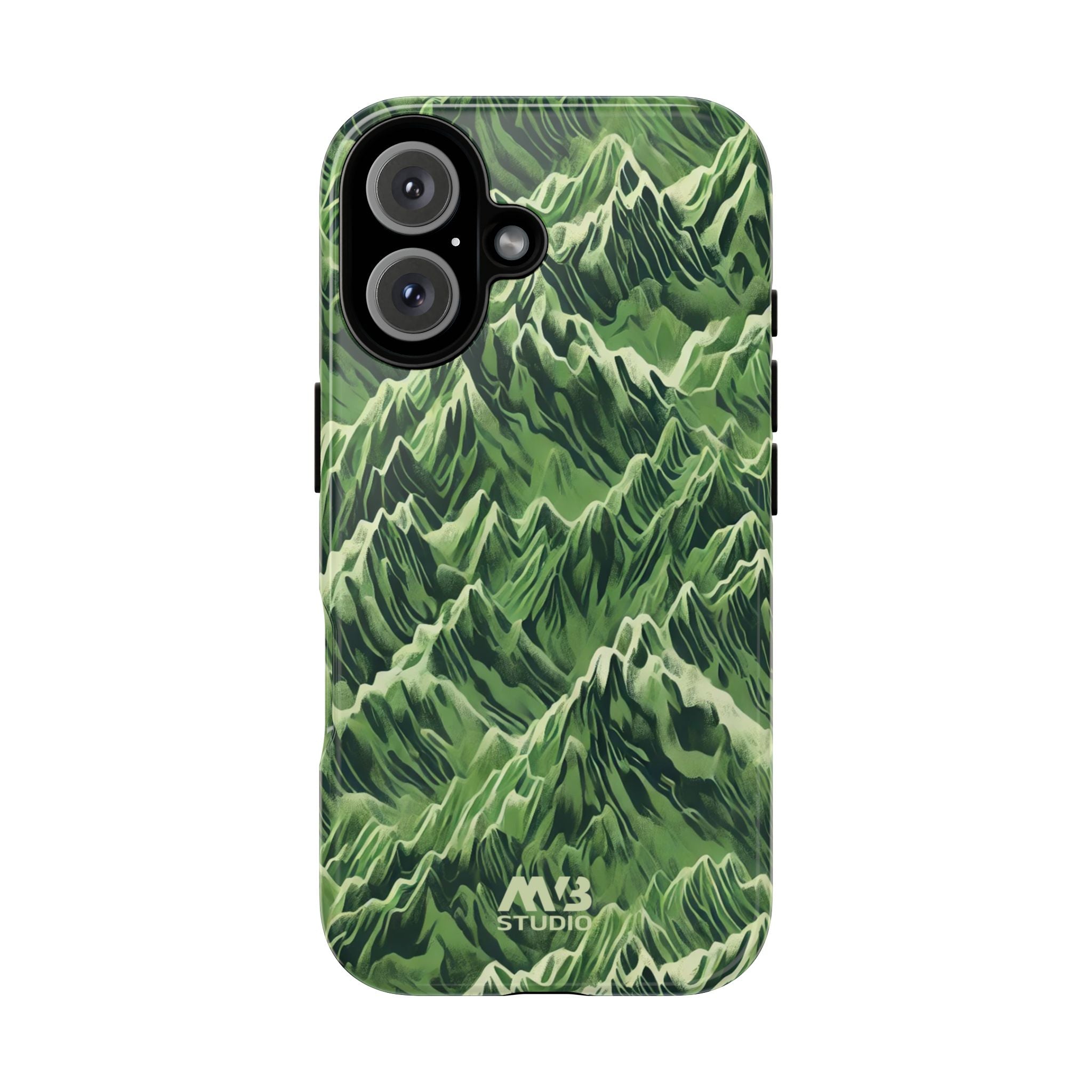 Green Terrains Tough iPhone Case - MVB STUDIO STORE