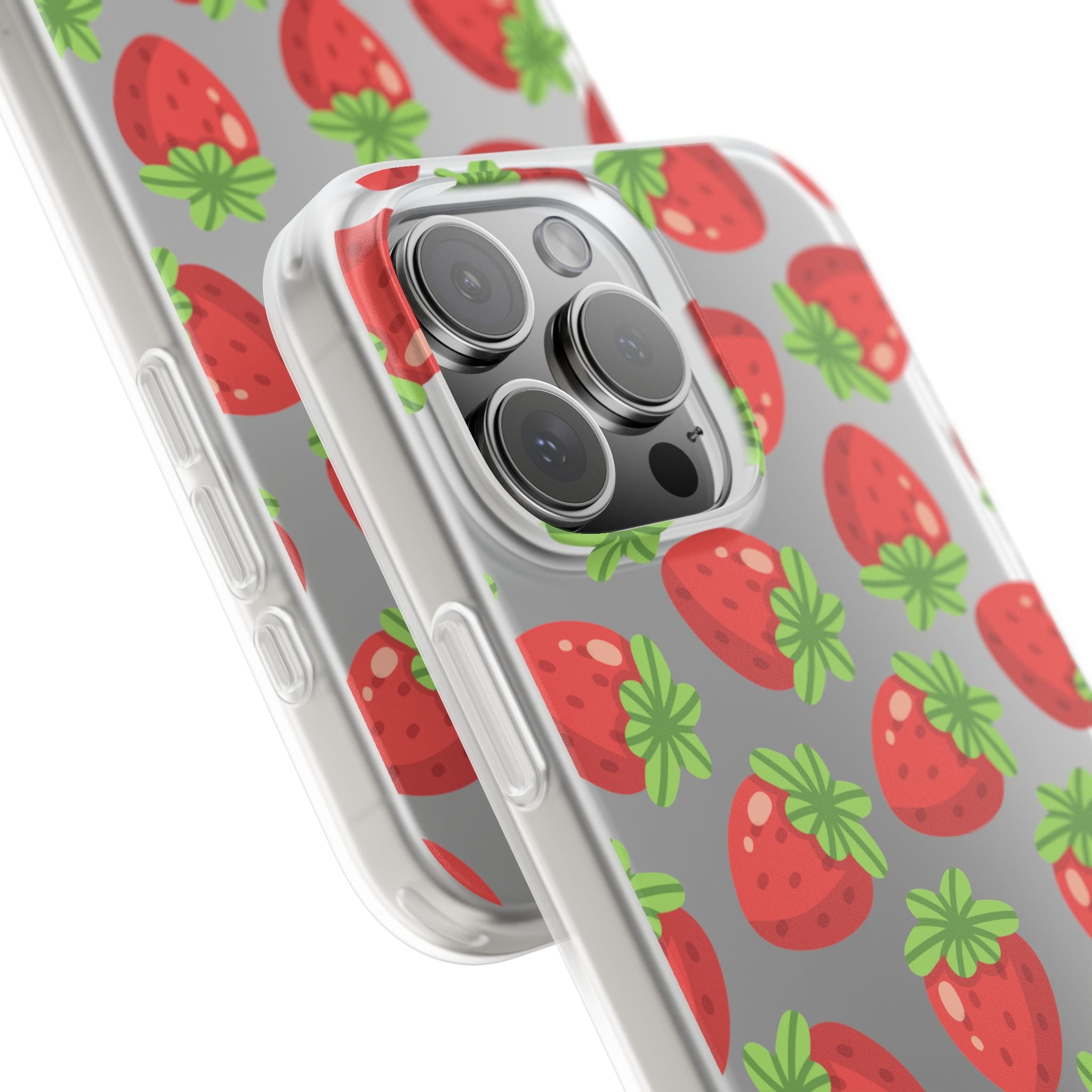 Strawberry Soft Flexi Case - iPhone - MVB STUDIO STORE
