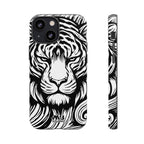 Black & White Tiger Tough iPhone Case - MVB STUDIO STORE