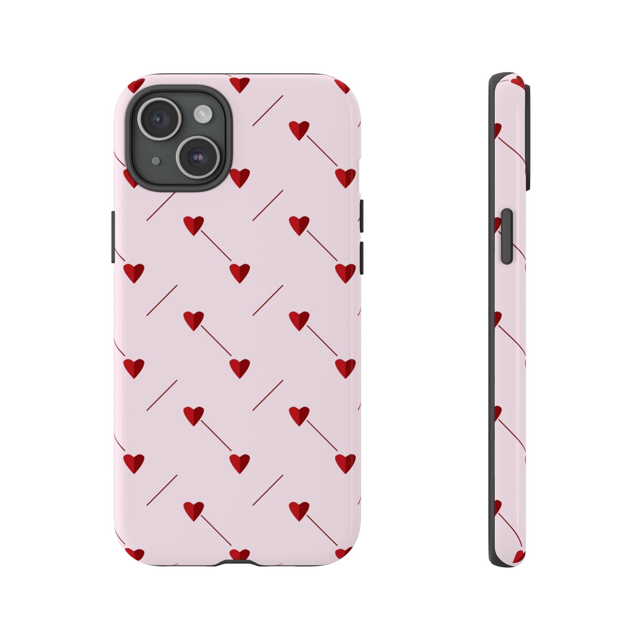 Pink Hearts Tough iPhone Case - MVB STUDIO STORE