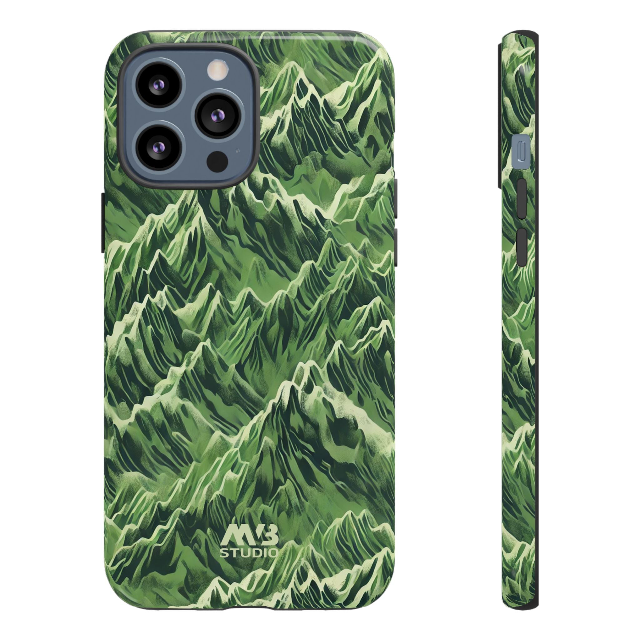 Green Terrains Tough iPhone Case - MVB STUDIO STORE