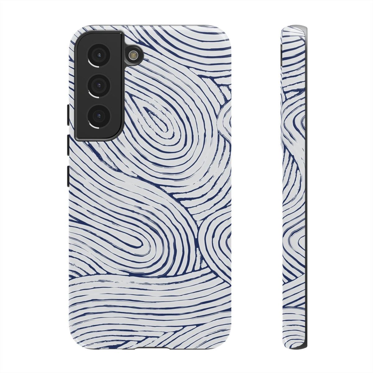 Indigo Flow Tough Samsung Case - MVB STUDIO STORE