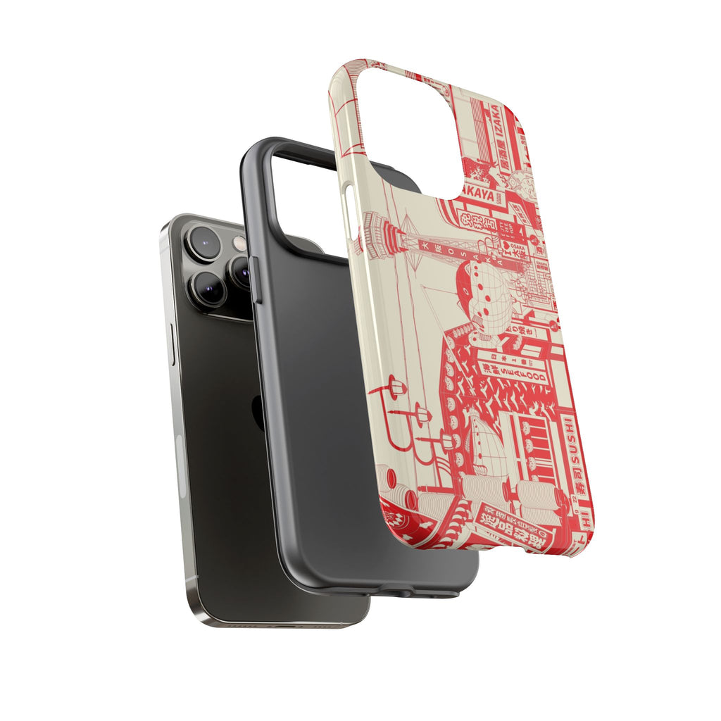 Osaka Sketch Tough Phone Case for iPhone 14 Models