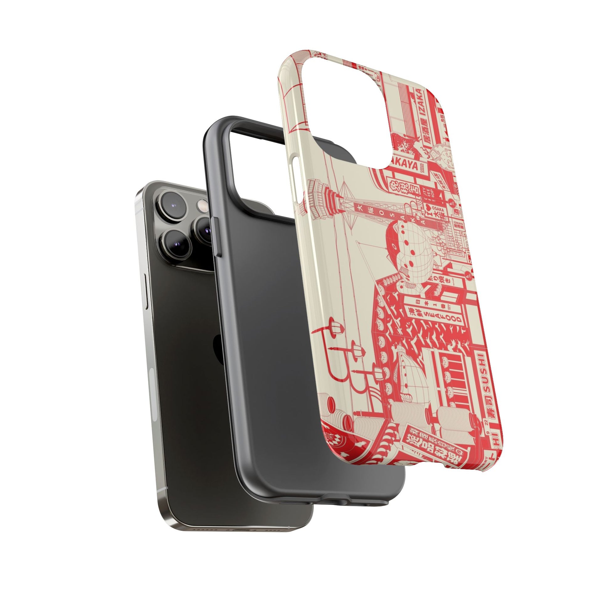 Osaka Sketch Tough Phone Case for iPhone 14 Models