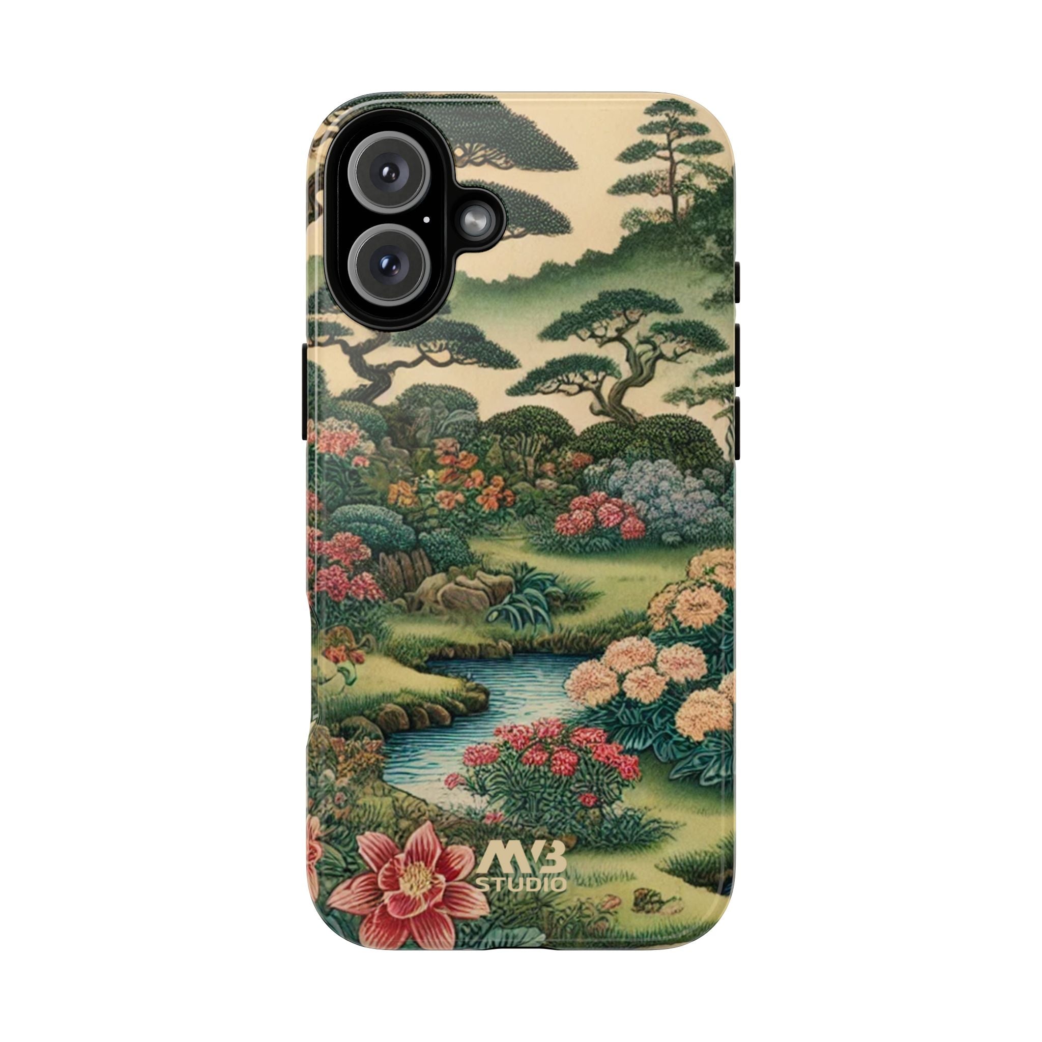 Japanese Botanical Garden Tough iPhone Case - MVB STUDIO STORE