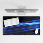 Racing Blur Desk Mat - Gamer Mouse Pad with Sleek Speed Car Design