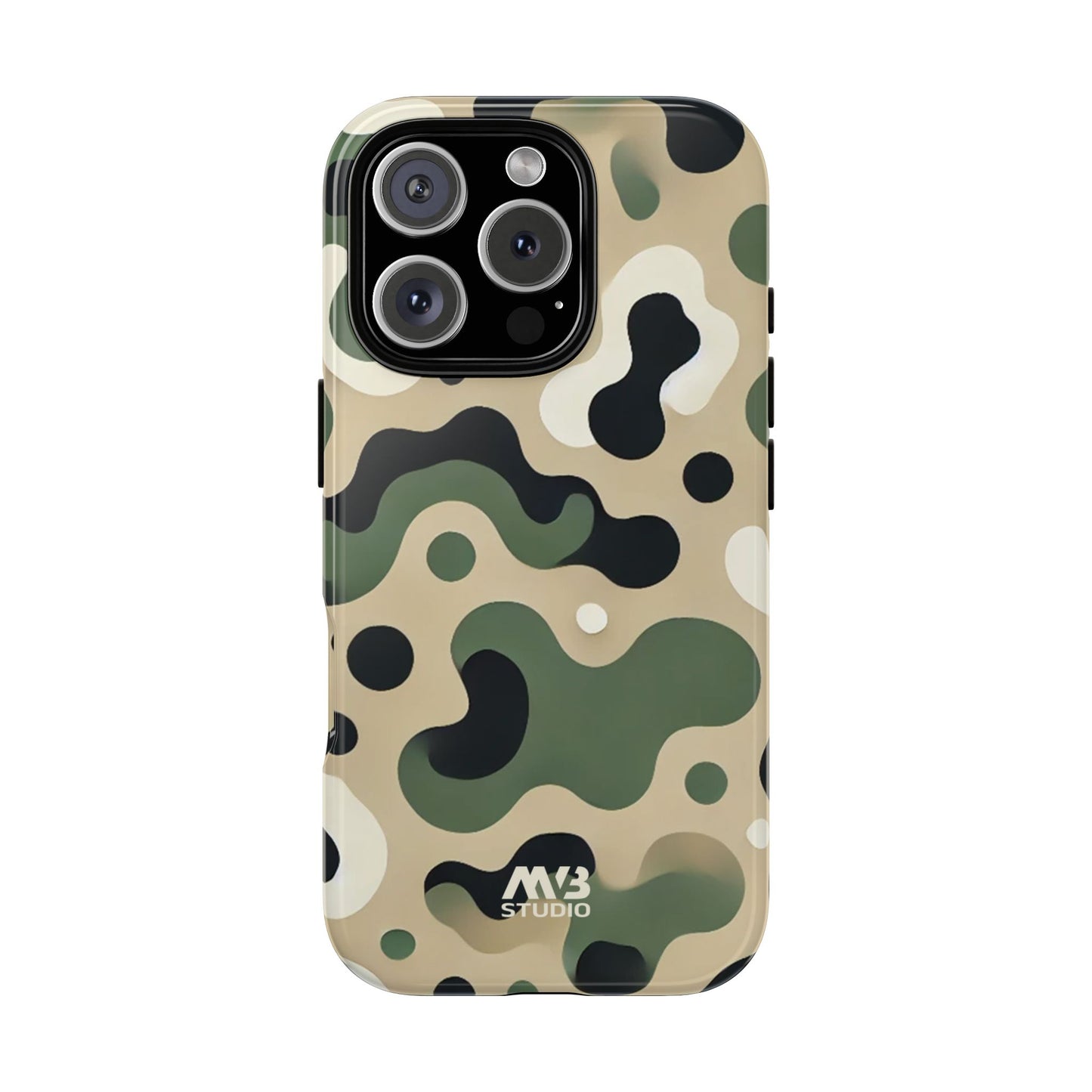 Forest Green Camo Tough Phone Case - iPhone