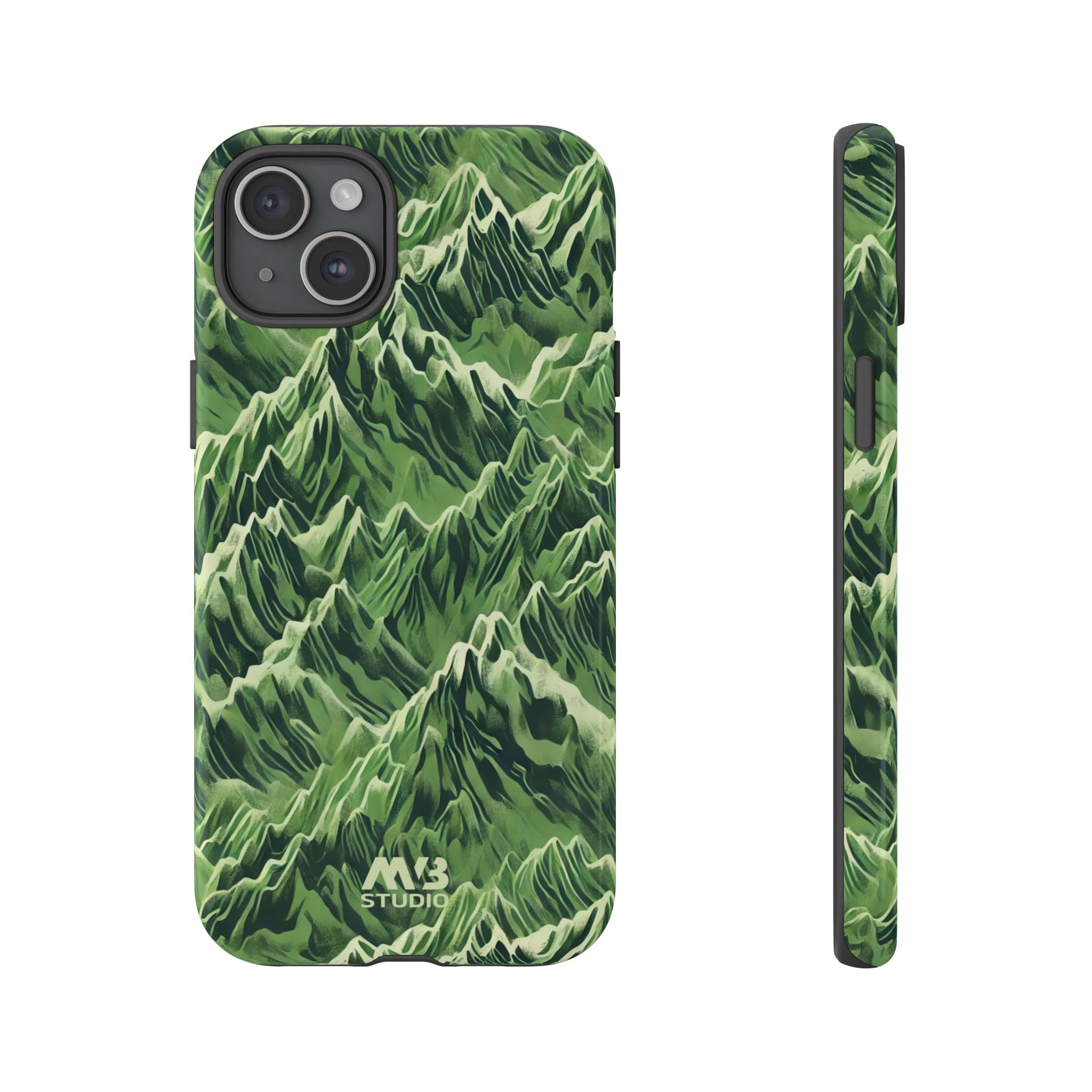 Green Terrains Tough iPhone Case - MVB STUDIO STORE