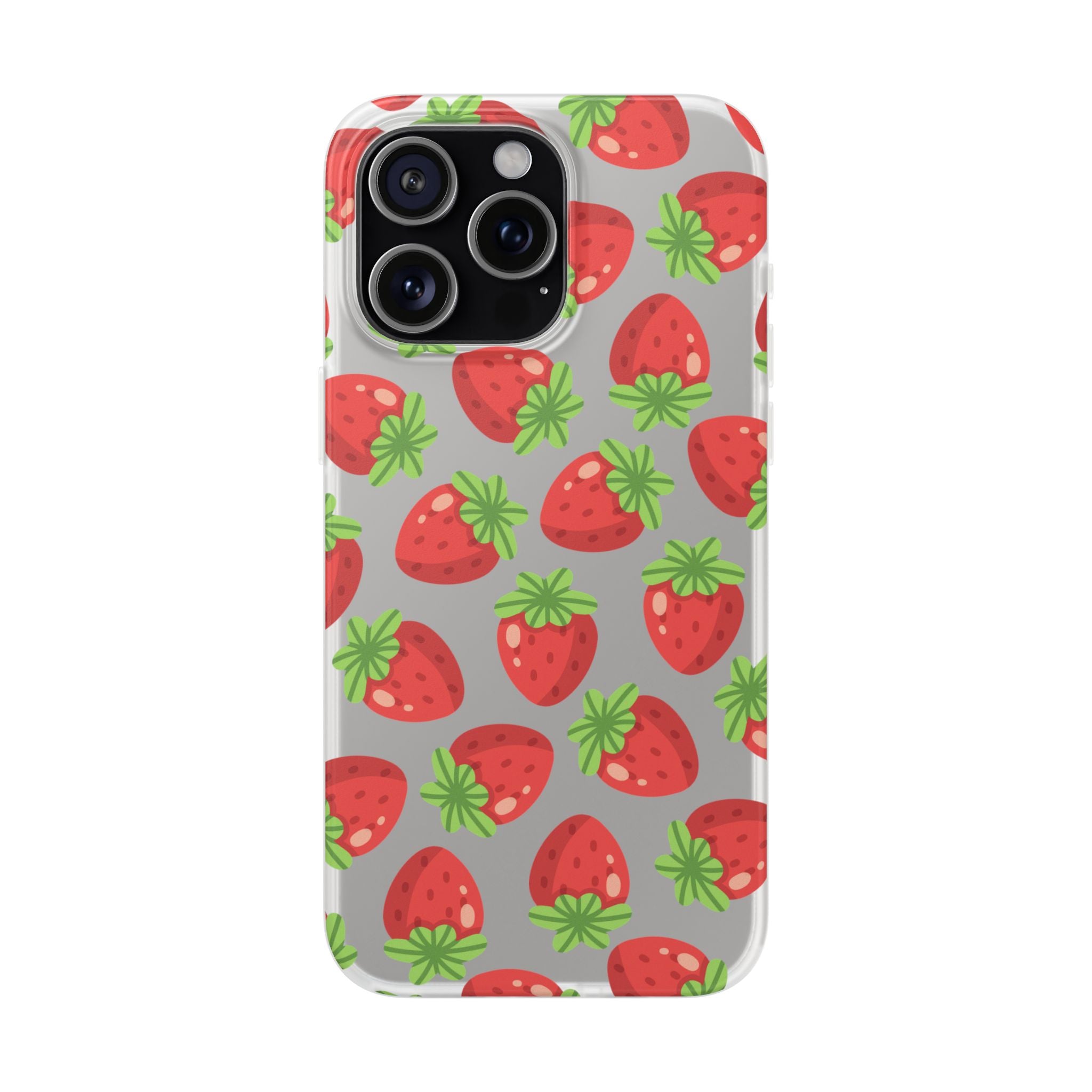 Strawberry Soft Flexi Case - iPhone - MVB STUDIO STORE