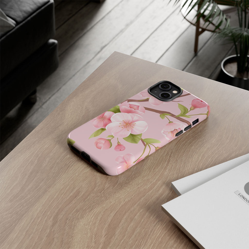 Cherry Blossom Pink Tough iPhone Case