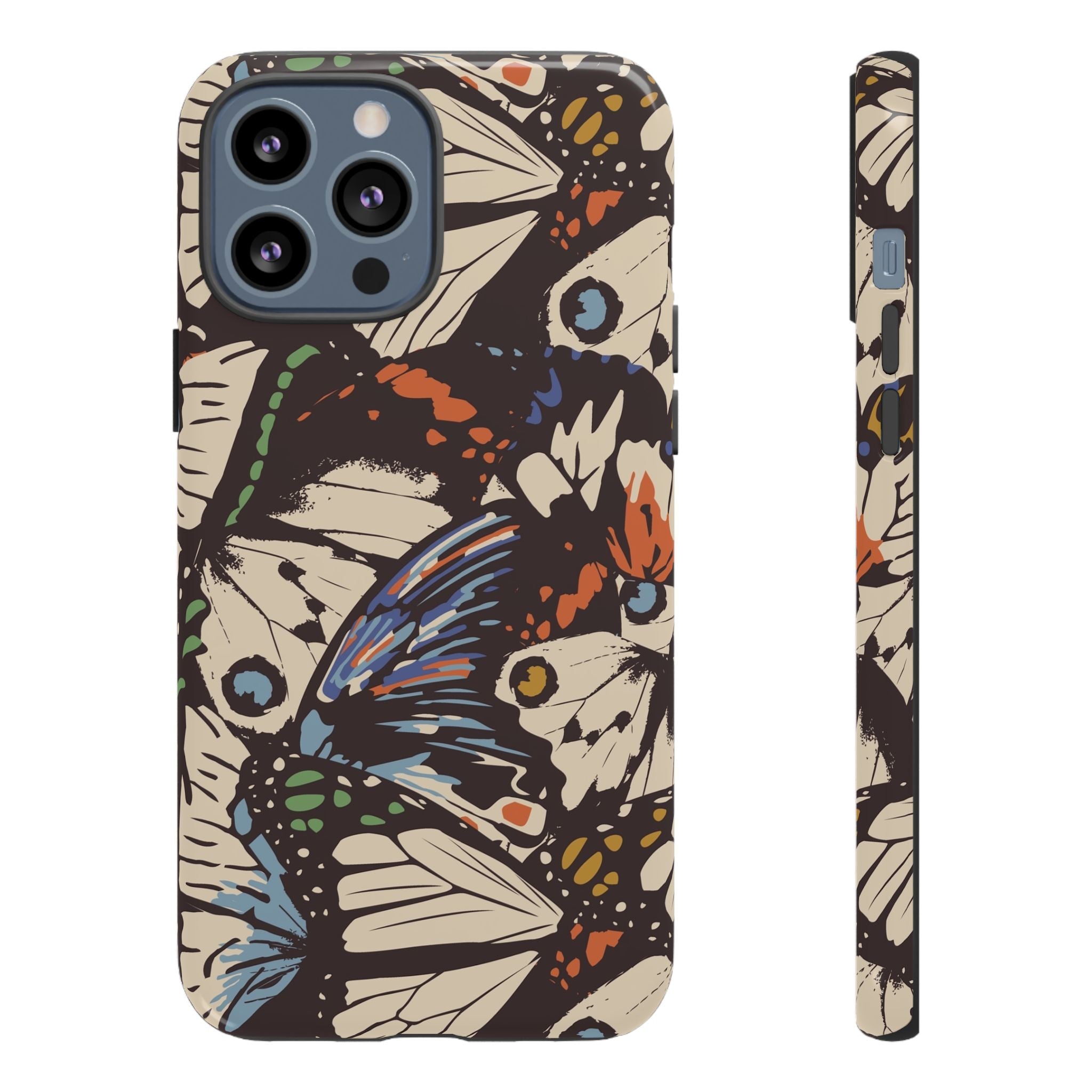Retro Butterflies Tough iPhone Case - MVB STUDIO STORE