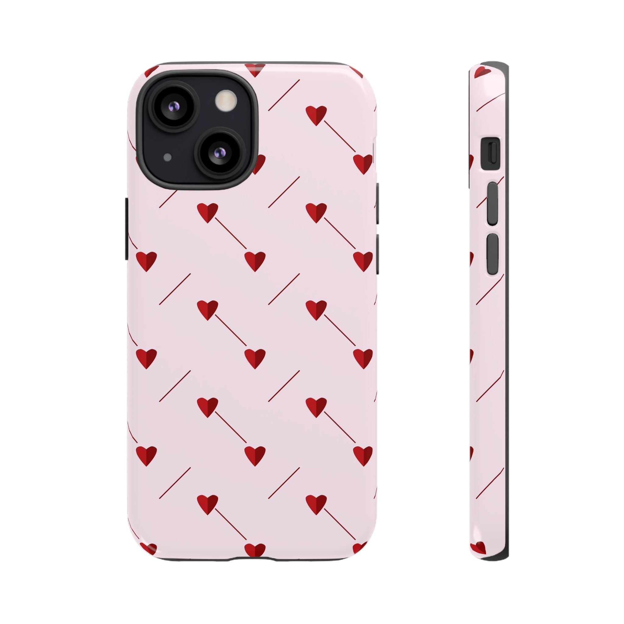 Pink Hearts Tough iPhone Case - MVB STUDIO STORE