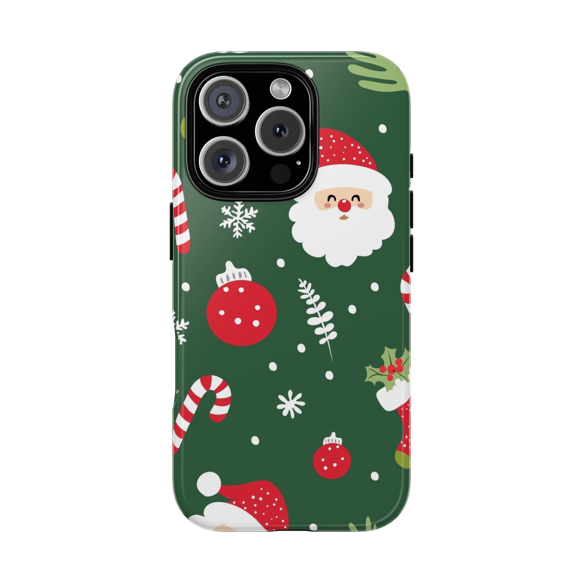 Green Christmas Tough iPhone Case - MVB STUDIO STORE