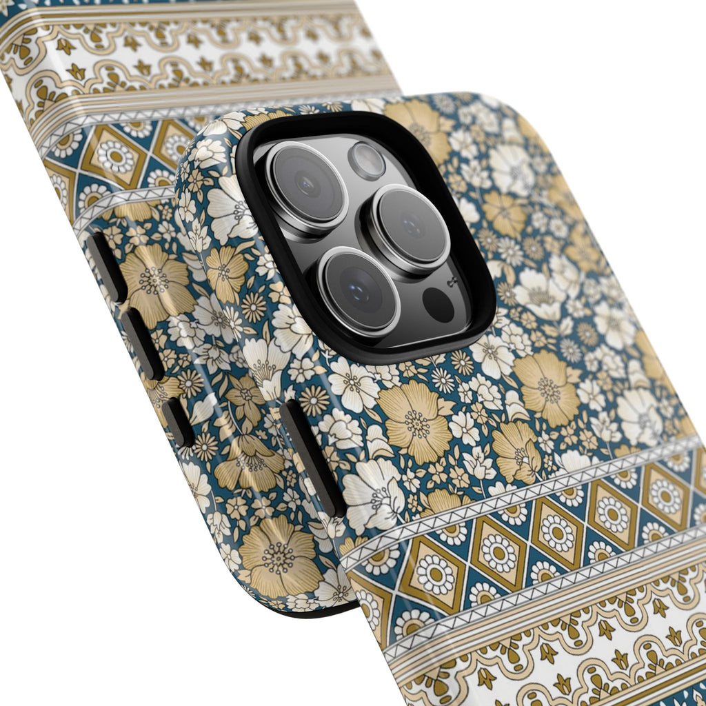Vintage Floral Tough iPhone Case - MVB STUDIO STORE