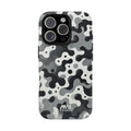 Black & White Camouflage Tough iPhone Case - MVB STUDIO STORE