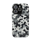 Black & White Camouflage Tough iPhone Case - MVB STUDIO STORE
