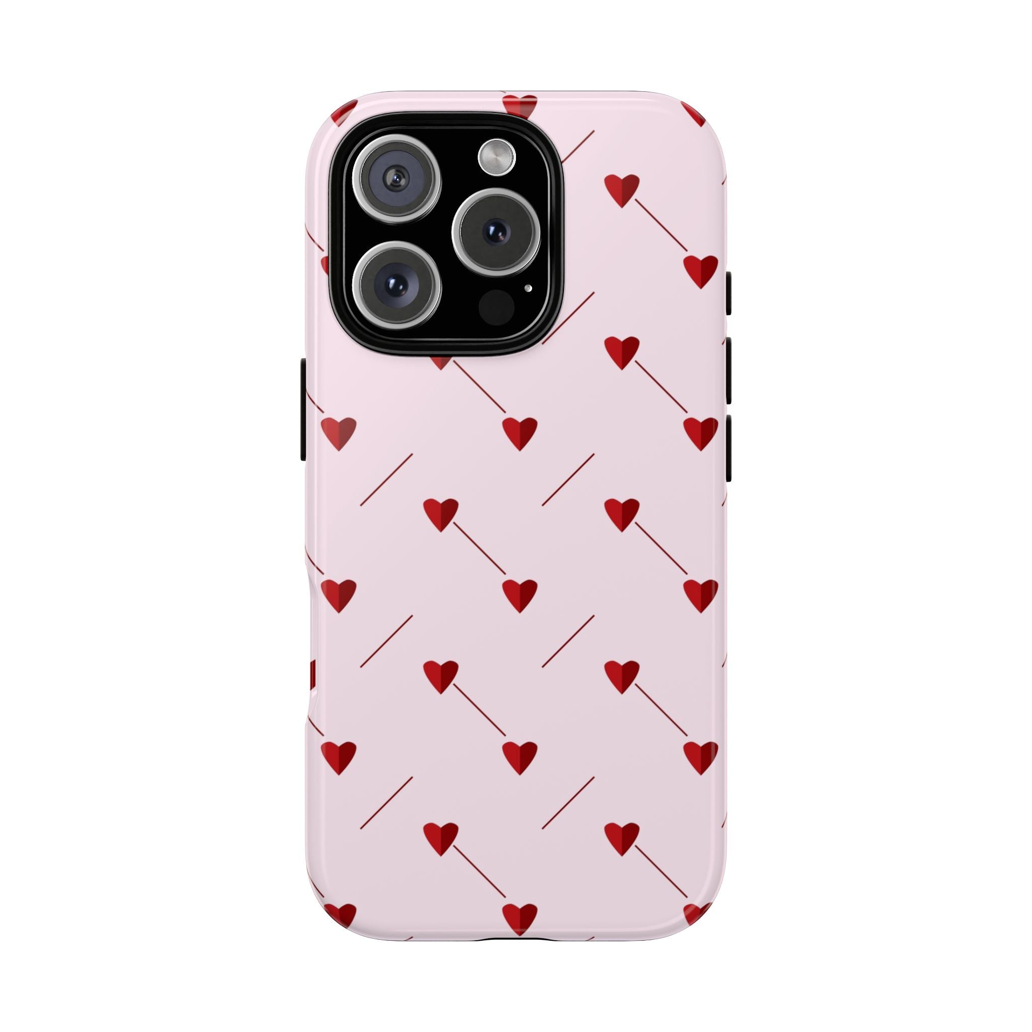 Pink Hearts Tough iPhone Case - MVB STUDIO STORE