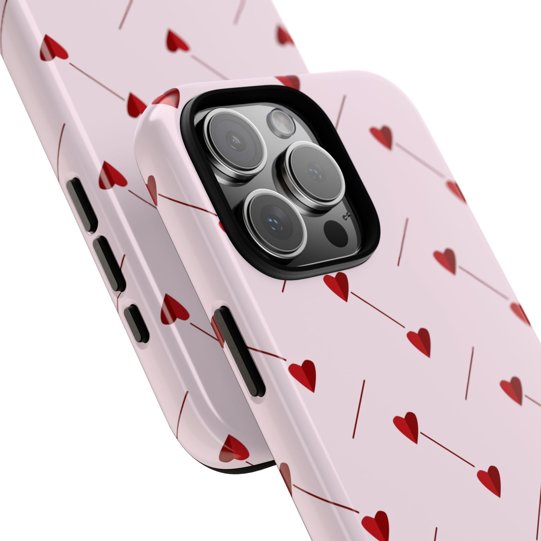 Pink Hearts Tough iPhone Case - MVB STUDIO STORE