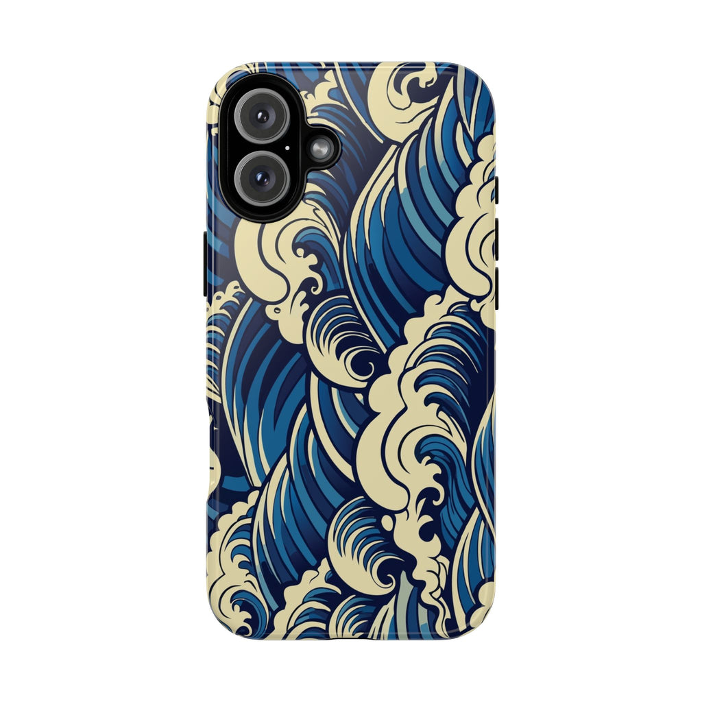 Blue Ocean Wave Tough iPhone Case - MVB STUDIO STORE
